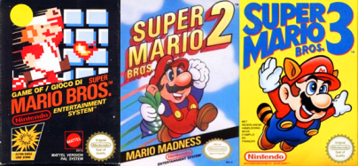 Boites Mario Bros, Super Mario Bros 2 (madness), Super Mario Bros 3 !